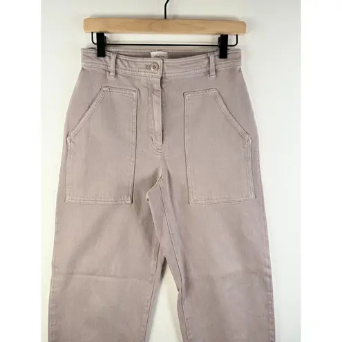 Wilfred Free Aritzia Womens Pants Brown Utility Hi Rise Wide Leg Baggy Size 4