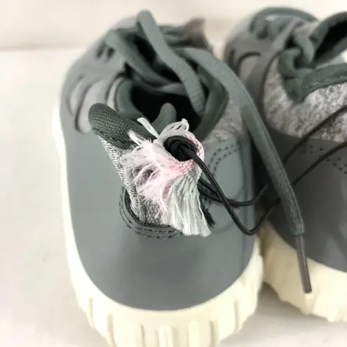 Sole Mates Womens Sneakers Athletic Fabric Lace Up Gray Size 6