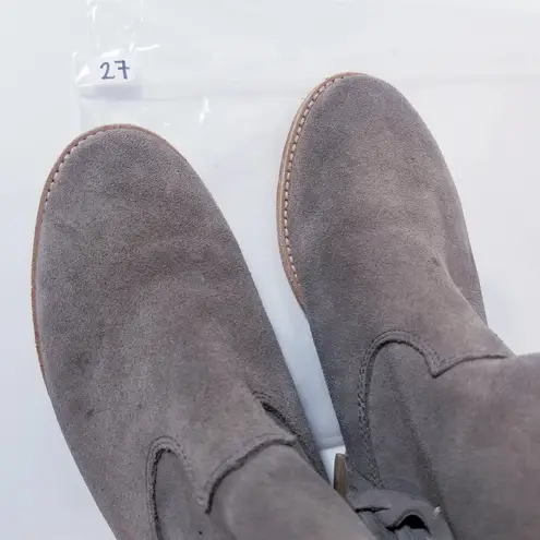 Soludos Suede Braided Ankle Boots