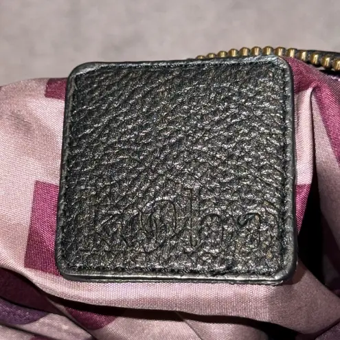 Kooba Everette Black Pebbled Leather Crossbody Bag with Detachable Strap