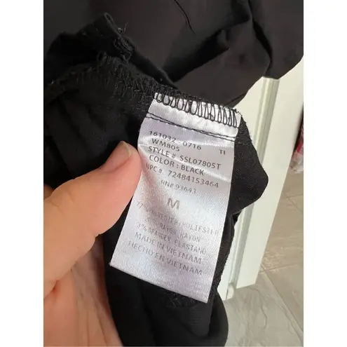 Scrubstar Black Scrub Top Woman’s Size Medium