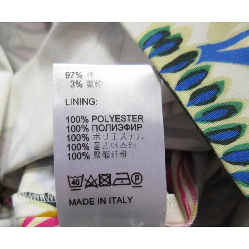 NWT La Double J 24/7 in Botanical Floral Heavy Cotton Mini Shift Dress M $990 Size M