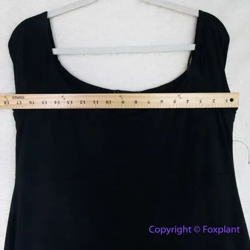 Eloquii New! black knit A-Line Midi Dress , size 14/16