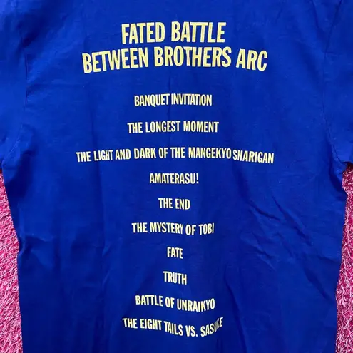 Sasuke & Itachi Uchiha Battle of Bros Naruto Shippuden Tee M