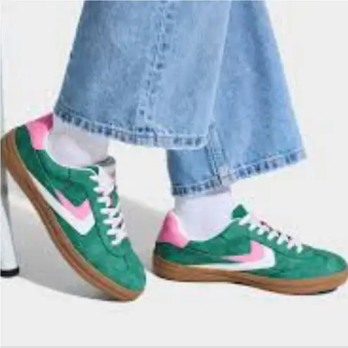 DOLCE VITA Sybela Low Top Lace Up Comfortable Sneaker Size 9.5 Green