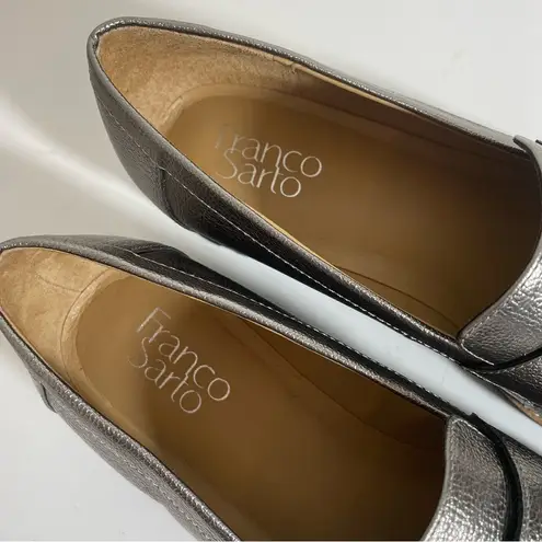 Franco Sarto  Silver Carolynn Women’s NWOT Tassel Loafer Size 8M