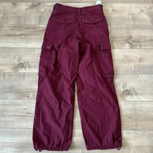 Aritzia NWT  TNA Supply Cargo Pant Spiced Burgundy Sz 00