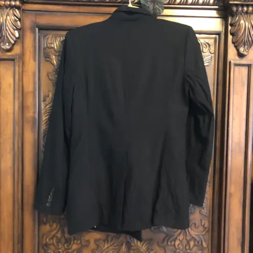 Club Monaco black double breasted blazer suit jacket 0