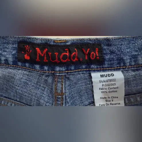 Mudd  Women's Flare Jeans in Classic Blue - Image 4