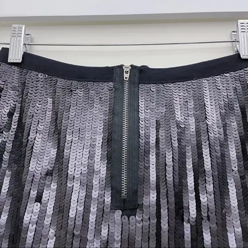Boston Proper Sequin Skirt Black NWOT 2