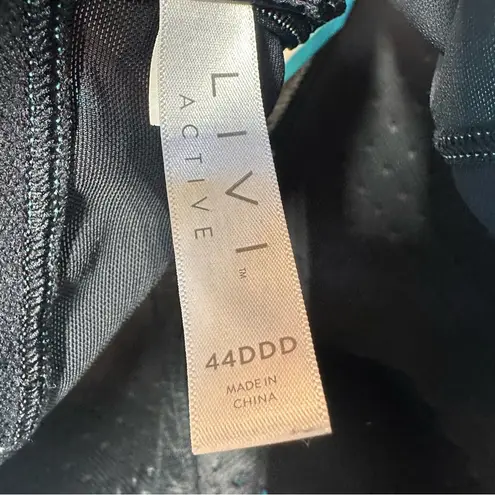 Livi Active Sport Bra 44DDD Bright Blue Convertible Strap Molded No Wire Workout Size undefined