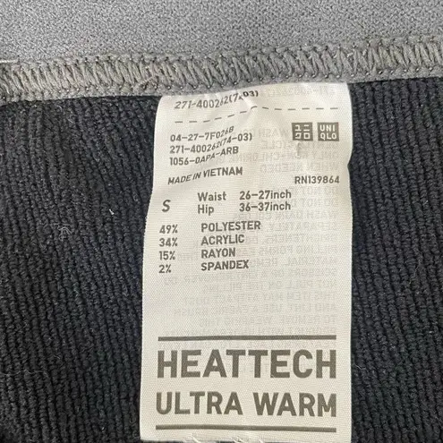 Uniqlo UNIQGLO Women Heattech Extra Warm Joggers Leggings S Gray Lounge Athleisure