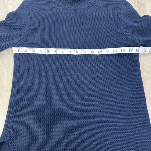 Quaker Marine Supply Co Women's Fisherman's Sweater in Navy Size XS Blue