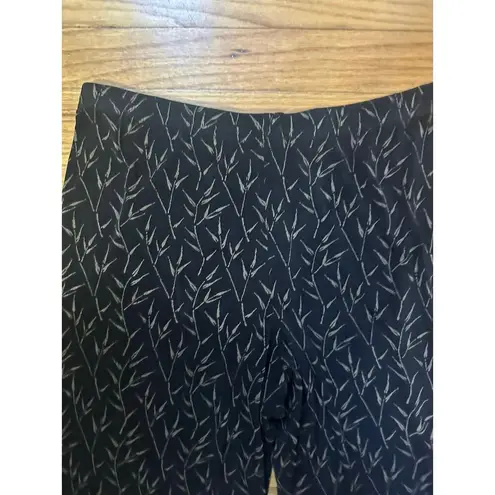 Coldwater Creek Coldwater Leaf Black Pants