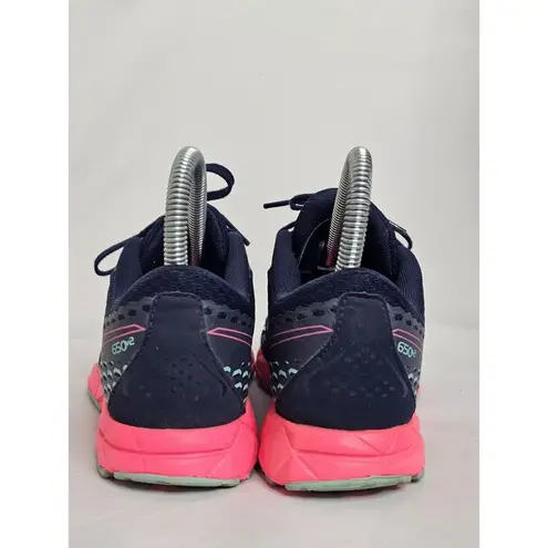 New Balance  650 V2 Blue Pink Running Shoes Womens 6 Training Sneakers W650RN2