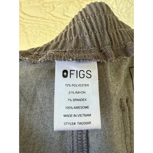 FIGS  Technical Collection Grey Kade Cargo Scrub Pants Women's Size Medium