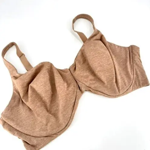Cacique Women's Unlined Full Coverage Underwired Bra Beige Size 50DDD