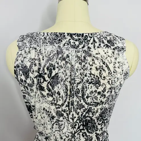 Studio West Apparel Fleur de Lis Faux Wrap Dress M