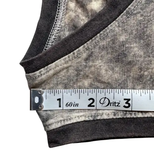 Live Nation ACDC Sleeveless Acid Wash Tank Top Small Gray