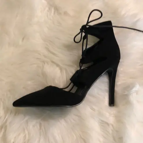 ASOS  Design Wide Fit Whisper Tie Stiletto Heel 8.5