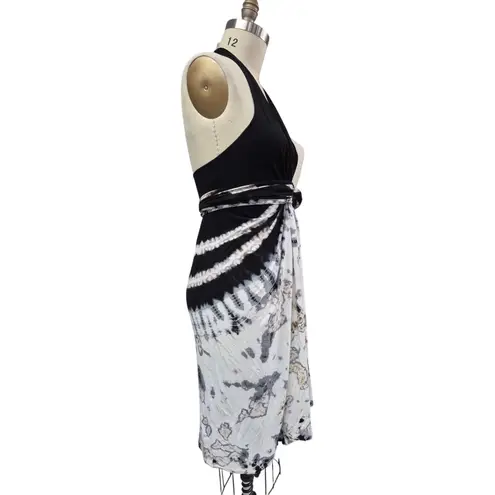 Ibiza Caribe NWT Miracle Wrap Wrap Top – Black/White – One Size Black Size undefined
