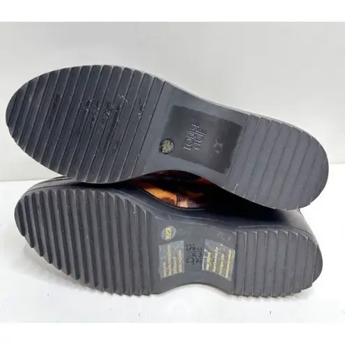 Louise et Cie Animal Print Chelsea Boots Leather Ankle Booties Size 5.5