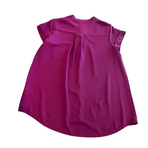 Simply Vera by Vera Wang Colored Blouse classic Satin size M Pink Size M