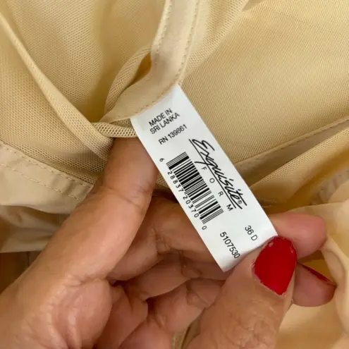 Exquisite Form Wireless Longline Bra with Front Closure 36D NEW Tan Size undefined - Image 10