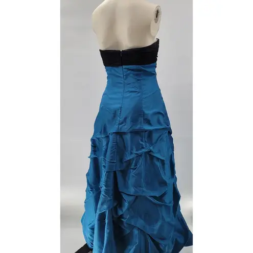 VTG Dresses by Deb Ball Gown Prom Dress Womens 9/10 Blue Pick Up Skirt Fairycore