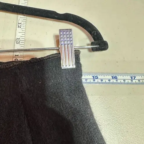 NWT Pernilla Svenre Hand Crafted Wool Back Zip Skirt Black Size Small Custom