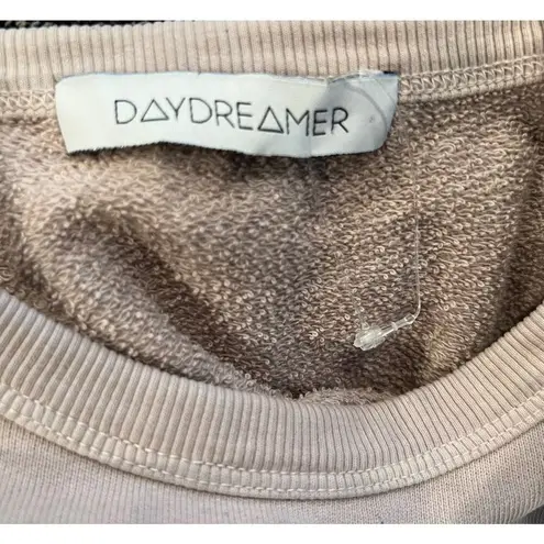Daydreamer Flying V Varsity Tie Dye Crew Sweatshirt Size Small