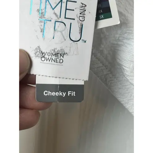 Time And True White Ruffle Cheeky Fit Size 2x Swim Bottoms NWT