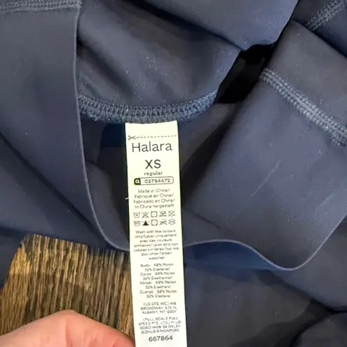 Halara UltraSculpt SoCinched Legging Bootcut Carbon Blue XS 30” inseam NWT