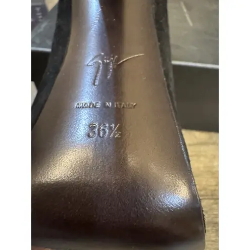 Giuseppe Zanotti Stretch Bootie platform boots MSRP $1095 Size 36 US 6 Velvet - Image 14