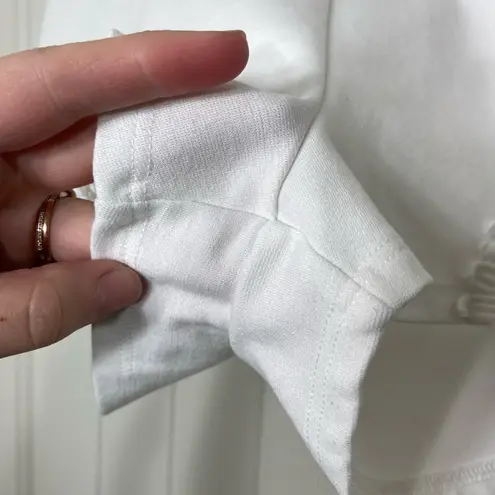 Pins and Needles women’s white embroidered zip stretch shorts XS