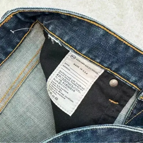 AG Adriano Goldschmied Adriano Goldschmied AG Skirt Size 29 The Mini A-Line Denim Skirt Dark Wash