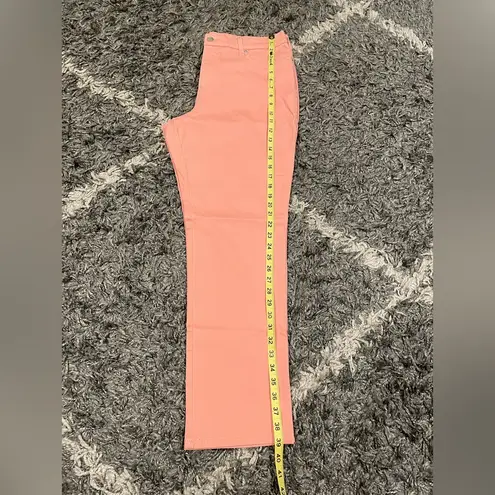 Gloria Vanderbilt Womens Stretch Amanda 2.0 Slim Leg Size 14 Coral Jeans