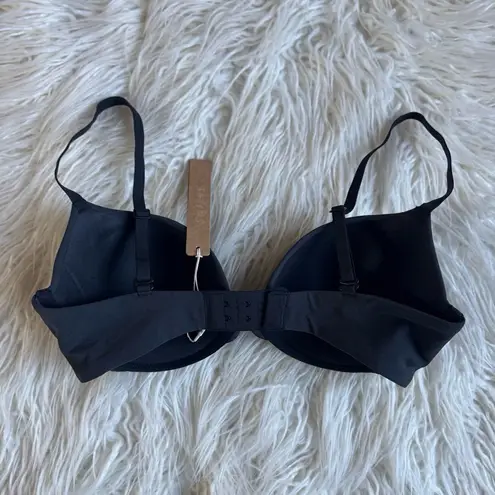 SKIMS Fits Everybody Pushup Demi Bra Onyx Size 32D