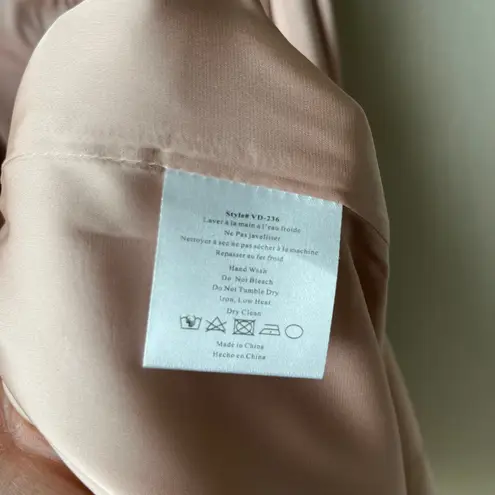 NEW V. Chapman Dress June Rose Pink Satin Strapless Corset Maxi Gown Size 12