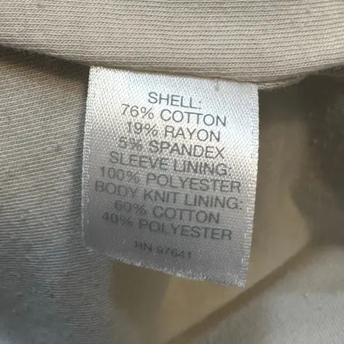 Women’s J. Jill Two Tone Hooded Jacket Sz S Tan and Black Color Block