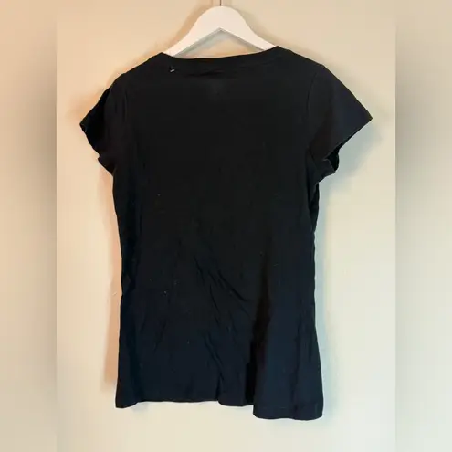 Buckeye Nation Ohio State Fourth And One Apparel Women’s Lg V Neck T Shirt NWT Black