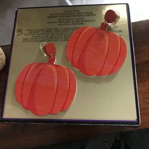 Pumpkin Earrings Dangle Posts Thanksgiving New Fall Jewelry Festival Har…