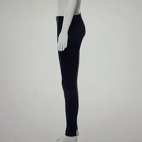Helmut Lang Navy Casual Mid-Rise Leggings - Size M