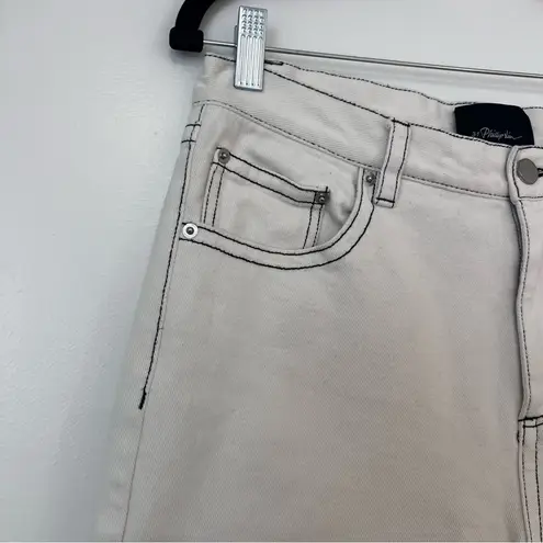 3.1 Phillip Lim White Jeans Contrast Trim