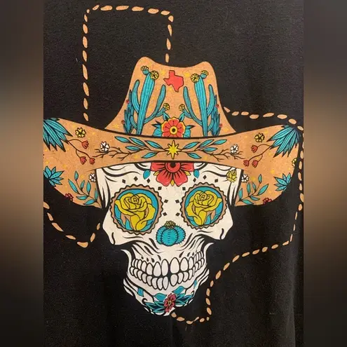 The Texan Calavera Cowboy Hat Yellow Rose of Texas SmallT
