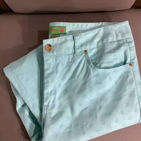 Island Republic Women's High Rise Jeans in Aqua Green Size 10