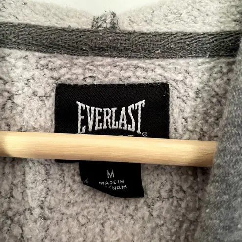 Everlast Sports grey hoodie sweater women's size medium fleece cotton top casual