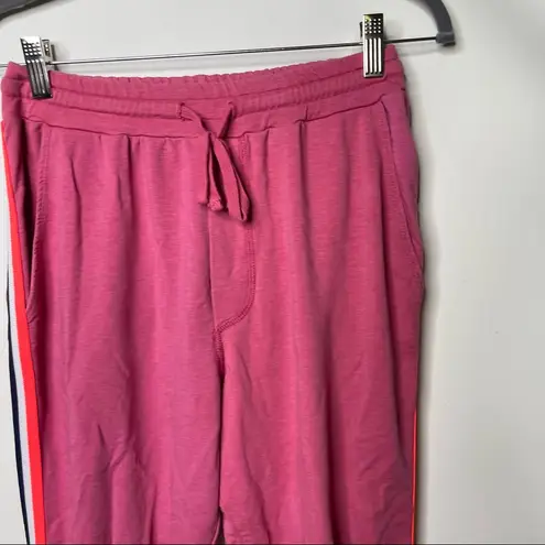 Sundry  raspberry pink jogger sweats stripe side panels sz 1