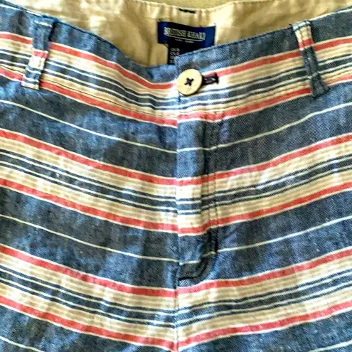 British Khaki linen shorts