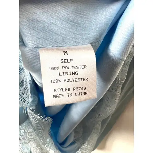 Hommage Los Angeles blue romper lace trim women’s medium